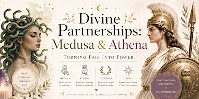 Divine Partnerships: Medusa & Athena — Turning Pain Into Power | The Wonky Witches Cauldron