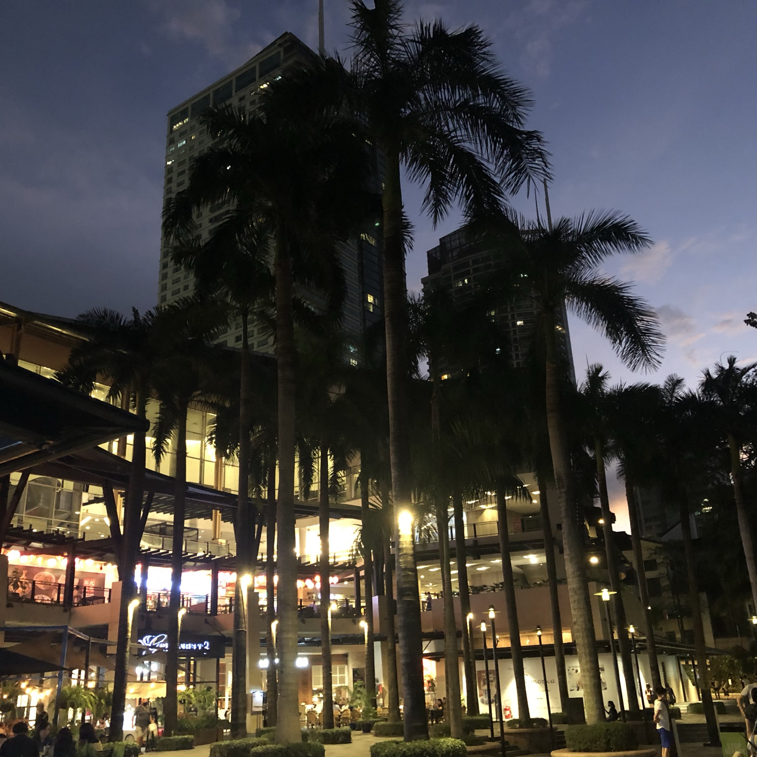 GREENBELT MAKATI AT NIGHT