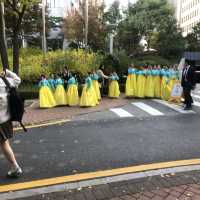 서울 시청 옆 단풍길 나들이_덕수궁 돌담길
