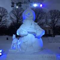 얼음으로 만든 동상 축제를 즐기고 싶다면!!! 모스크바 강둑으로 고고싱!!!