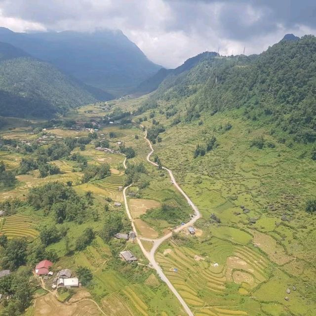 The View From The Cable Car In Fansipan