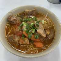 梅窩美食｜星期日限定蟹茄湯檬