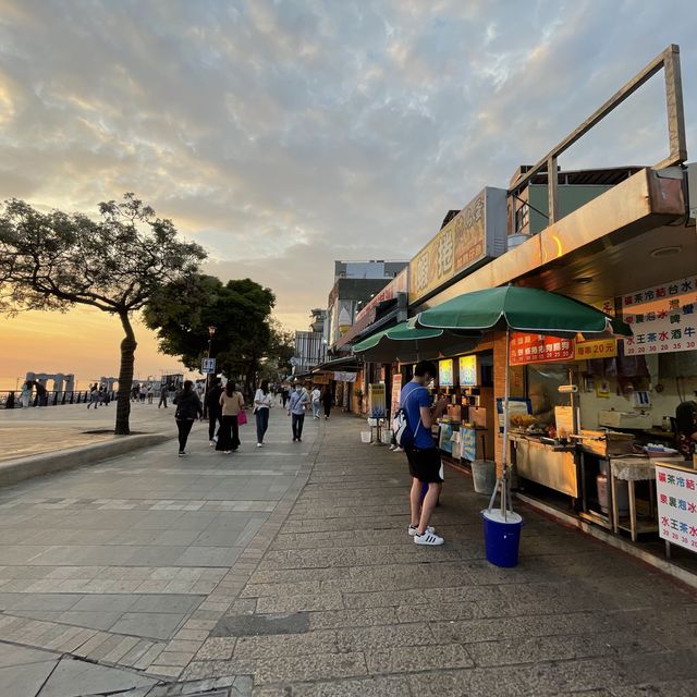 【台灣 淡水老街】必去經典海邊夕陽靚景