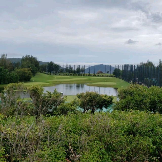 突然雨停，山海碧黛，美不勝收！