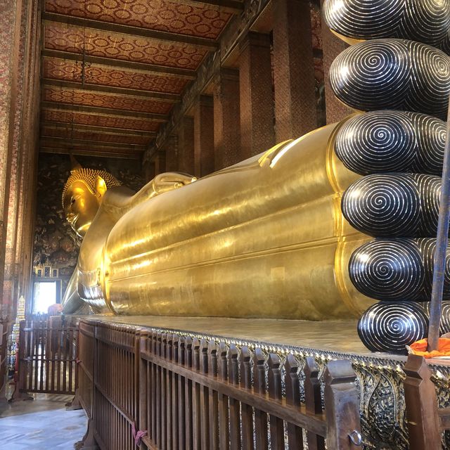 Beautiful Temple with Reclining Buddha