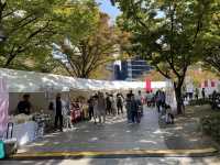 天神中央公園で開催された『ふくおか町村フェア』