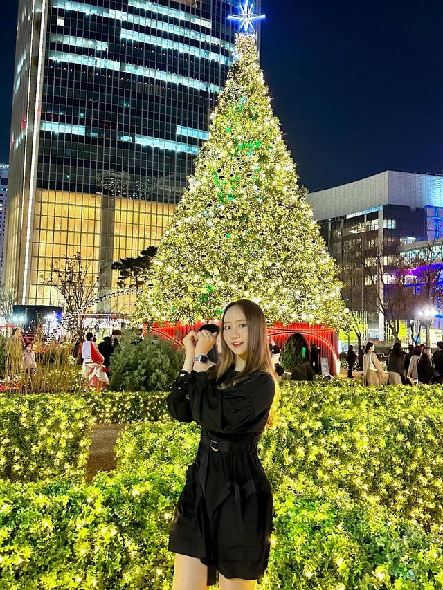 마치 유럽 크리스마스 마켓에 온 듯한 롯데타워 🎅🏻
