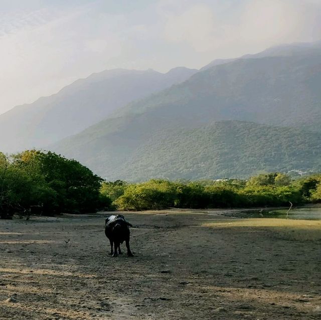 Pui O where with golden sands and sunset