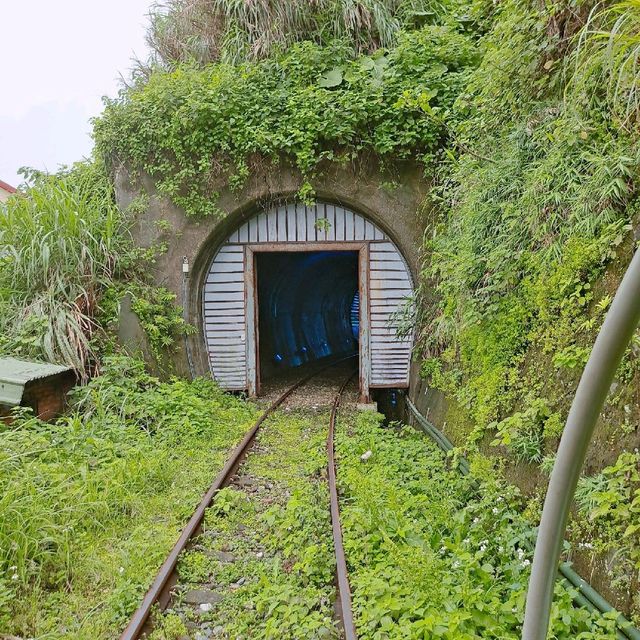 深澳 | 鐵道自行車之旅，踩著超萌的河豚車進入迷幻的鯨魚隧道吧

