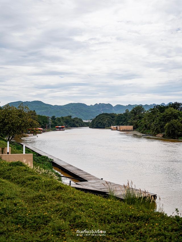 🌳🍃คาเฟ่ริมน้ำบรรยากาศดีที่เมืองกาญ