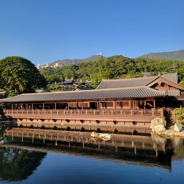 市區中的園林絕美天空之鏡 