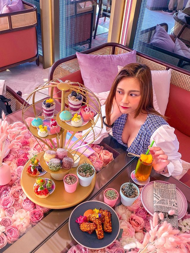 打卡Afternoon Tea 🥂 少女心🌸 粉紅色 🌺