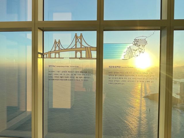 부산 해운대 바다뷰를 100층에서 볼수 있는 엑스더스카이💙