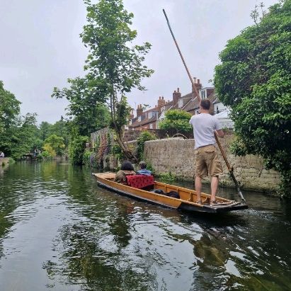 Exploring Canterbury by boat