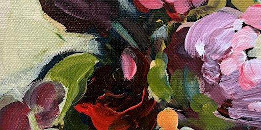 Bright Blossoms Abstract Art Class | Vancouver Convention Centre East
