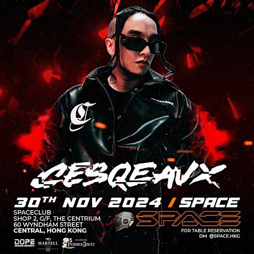 11月30號 荷蘭天才DJ Cesqeaux @ Space Club | Space Club