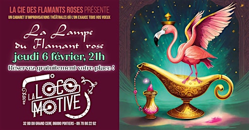Théatre d'impro - avec la compagnie des Flamants Roses | La Locomotive