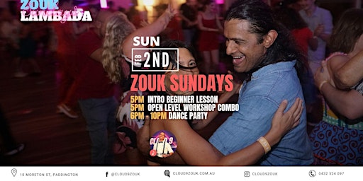Sundays Latin Dancing for Everyone | 2nd Feb 2025 | Cloud 9 Zouk - Latin Dance Classes & Social in Brisbane