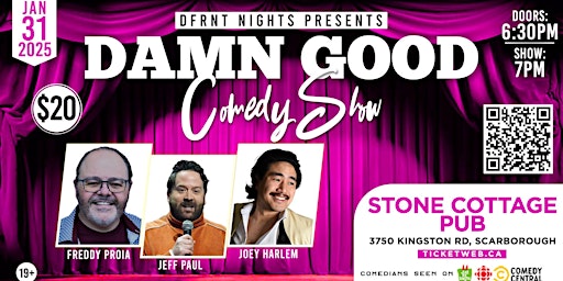Damn Good Comedy Show - Scarborough | Olde Stone Cottage Pub