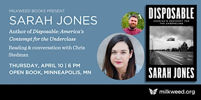 In person: Sarah Jones book launch with Chris Stedman | Milkweed Books