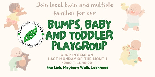 ELTMC Twins and Multiples Bumps, Babies and Toddlers Group - Loanhead | The Link