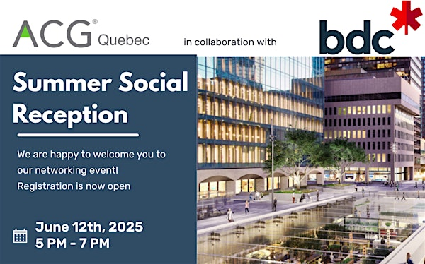Summer Social Reception 2025 | BDC - Banque de développement du Canada