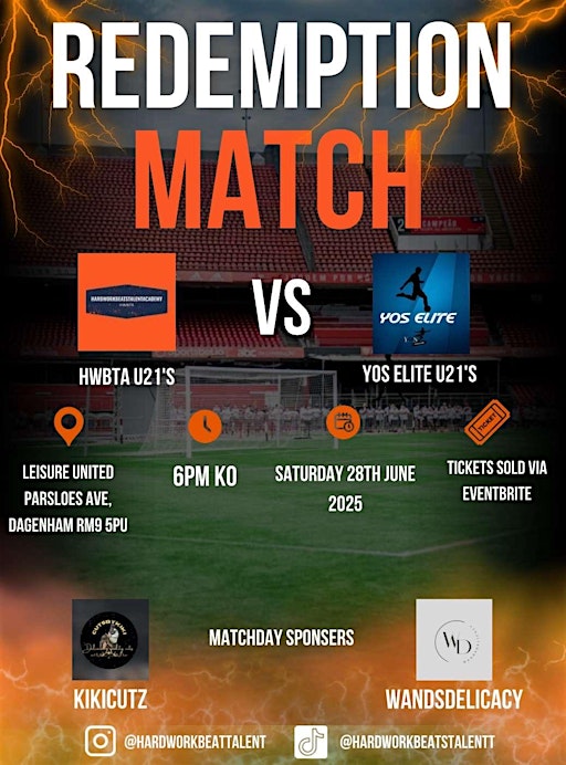HWBTA U21'S VS YOS ELITE | Leisure United Parsloes Park