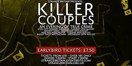 Manchester - K!LLER COUPLES: An Evening of True Crime at The Peer Hat | The Peer Hat
