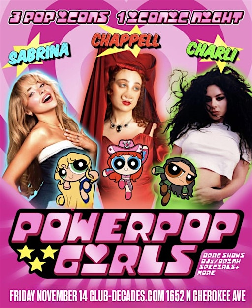 Powerpop Girls 11/14 @ Club Decades | Boardner's by La Belle