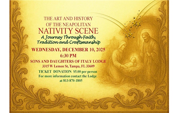 The Art and History of the Neapolitan Nativity Scene | Sons and Daughters of Italy Lodge