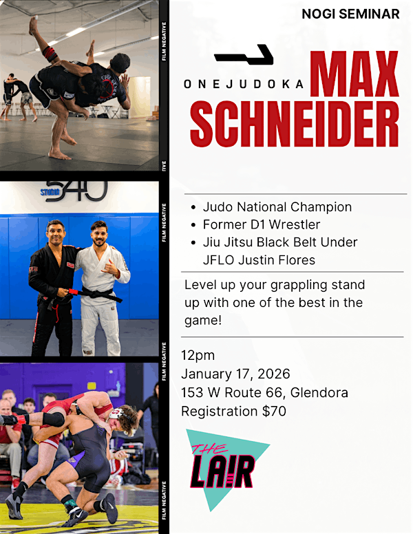 Onejudoka Footsweep Seminar | The Lair Jiu Jitsu