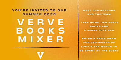 VERVE BOOKS MIXER 2026 | L&Y Brighton Ship Street