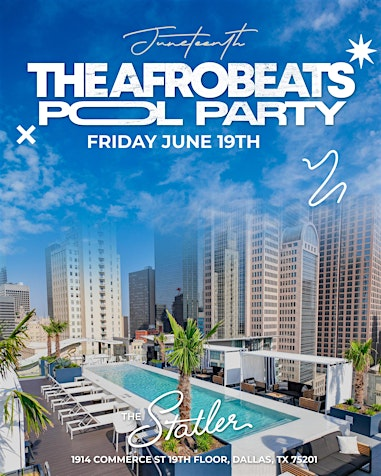 THE AFROBEATS POOL PARTY - THE STATLER HOTEL | Waterproof