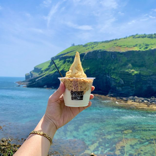 [🇰🇷, 제주] 우도 땅콩 아이스크림 맛집, 우도왕자 이야기 🥜🍦