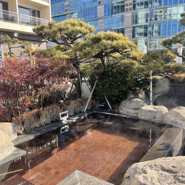 부산 해운대 파라다이스씨티 씨메르 야외온천🌊