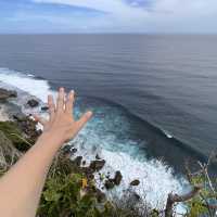 beautiful view from natural cliff 
