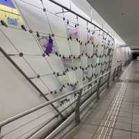 天神地下街を西通り方面へ結ぶ道『きらめき通り地下通路』