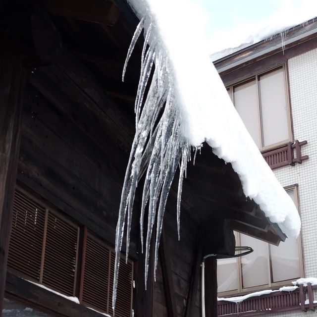 超唯美雪景雪景｜藏王溫泉街