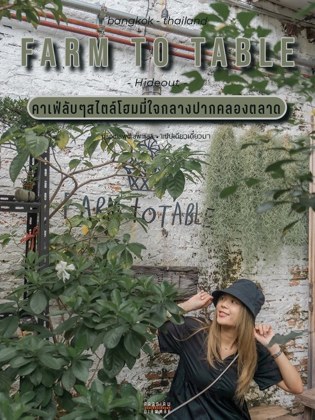 คาเฟ่ลับๆสไตล์โฮมมี่ใจกลางปากคลองตลาด