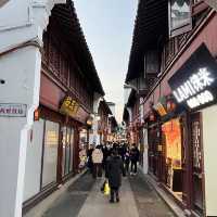 Ancient town in a huge city