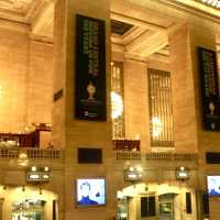 Whispering in the loud Grand Central Terminal