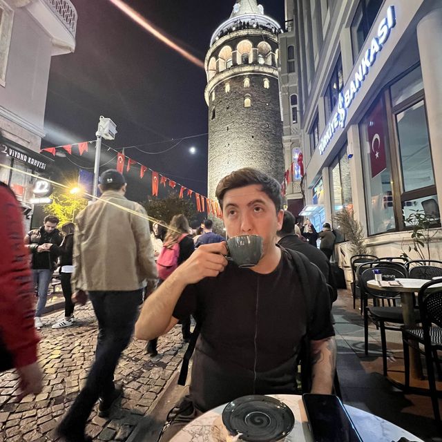 Galata土耳其加拉塔-14世紀的加拉達石塔Galata Tower