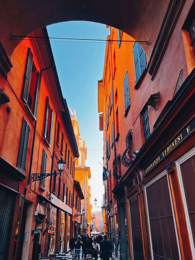 I really like the old city of Bologna in Italy.