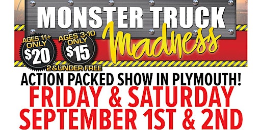 Monster Truck Madness - Amador County Fairgrounds Sept 1 & 2, 2023 | Amador County Fairgrounds