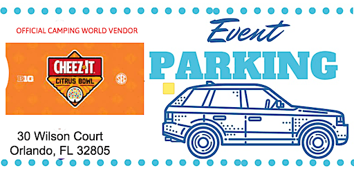 Event Parking - Cheez-It Citrus Bowl 2024 - 10 Minute Walk | 30 Wilson Ct
