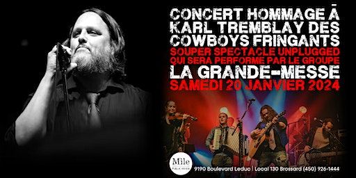 La Grande-Messe: Hommage Unplugged à Karl Tremblay des Cowboys Fringants | Mile Public House