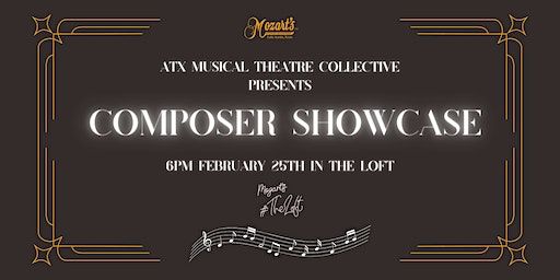 ATX Musical Theatre Collective Composer Showcase | Mozart's Coffee Roasters