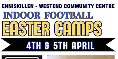 Enniskillen - 2 day (1-4pm) Easter panna football sessions, kids aged 6-13. | West End community Centre