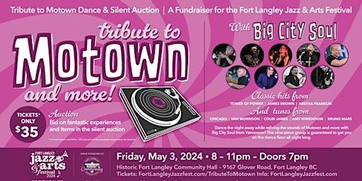Tribute to Motown & More | Fort Langley Community Hall