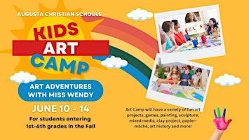 Art Adventures with Miss Wendy 2024 | Augusta Christian Schools